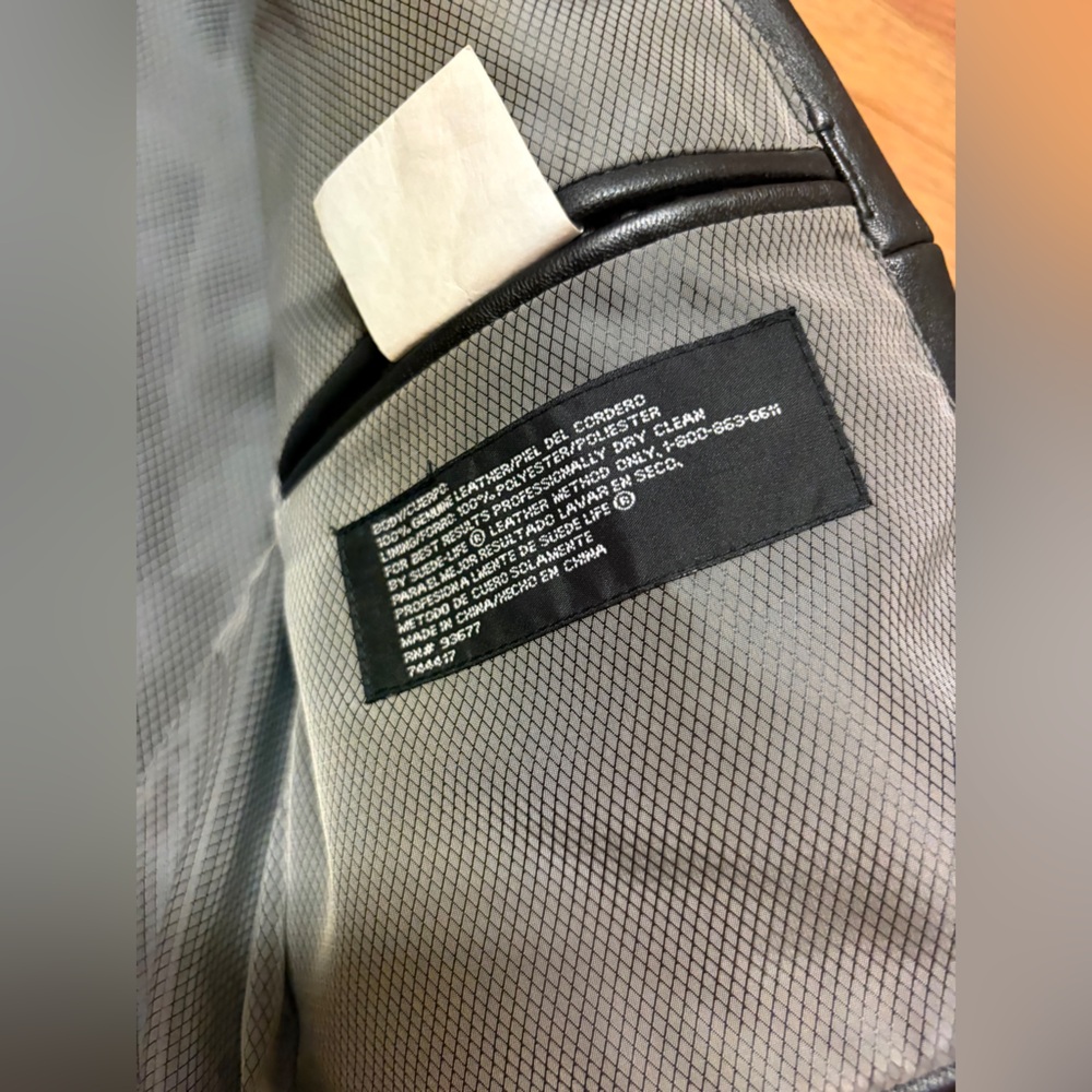 Stafford Black Leather Jacket - Picture 8 of 10